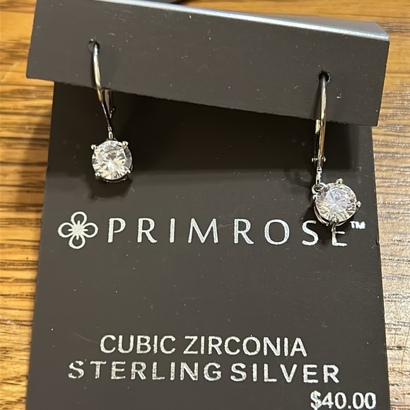 Primrose Sterling silver dangle earrings BNWT - Picture 3 of 3